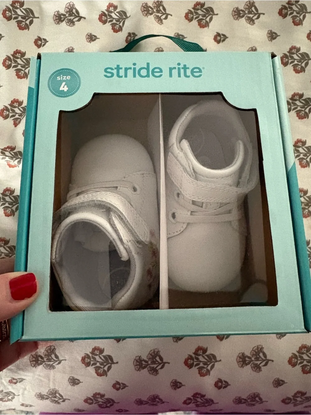 Stride Rite Emilia White Shoe